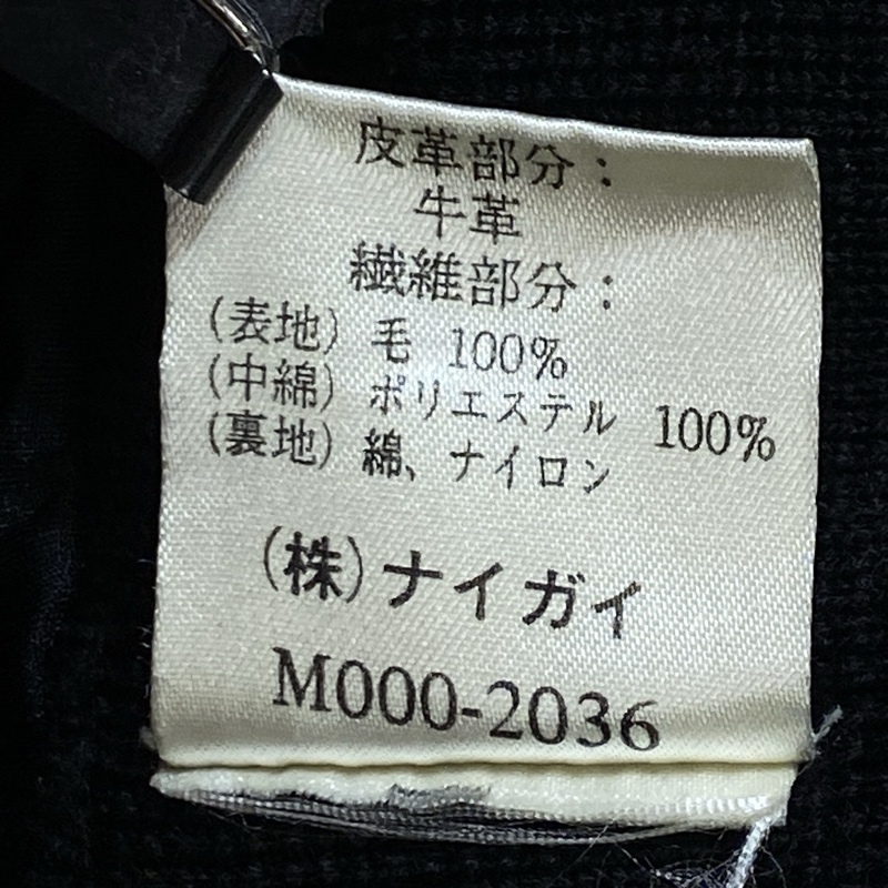 POLO by Ralph Lauren/ポロバイ ラルフローレン/レザーエルボーパッチ×チンストラップ付き/ジップアップウールニットジャケット/Lサイズ_画像10