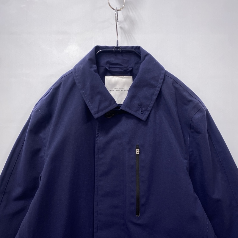 GREEN LABEL RELAXING/グリーンレーベルリラクシング/3レイヤー ショートステンカラーコート/ナイロンボンディング/_画像3