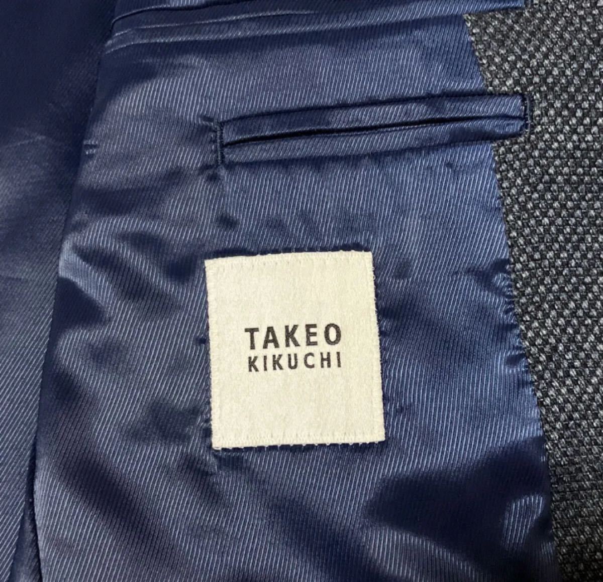 TAKEO KIKUCHI テーラードジャケット 2B ネイビー Mサイズ_画像3