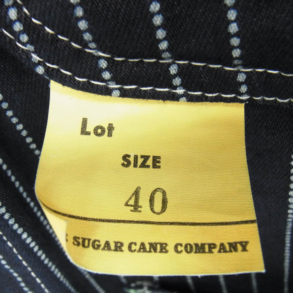 SUGAR CANE シュガーケーン SC14372 9oz WABASH STRIPE WORK COAT ウォバッシュ ストライプ カバーオール ジャケット 40【美品】【中古】_画像5
