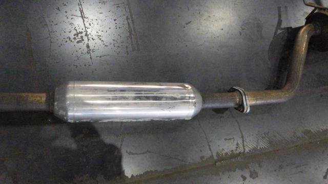 【宮城 塩釜発】中古 マフラーASSY bB DBA-QNC21 社外品 ブリッツ NUR-SPEC JASMAマーク有り 03S09275 ※個人宛発送不可_画像4