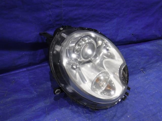 【宮城 塩釜発】中古 右ヘッドランプASSY BMW ミニ ABA-MF16S クーパーＳ 純正品 HID AL 0 301 225 674
