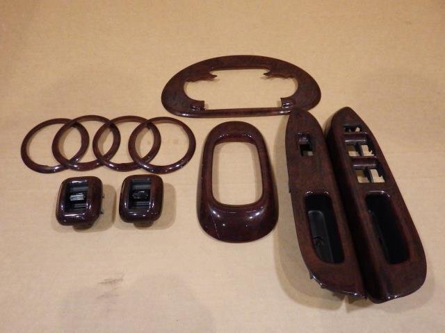 【山形 酒田発】中古 ミラジーノ DBA-L650S インテリアパネルセット 木目調 ウッド 写真にある物のみ テスト済 ◇説明欄要確認◇_画像1