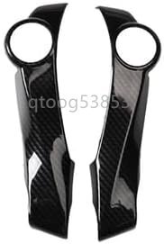 トヨタ　プリウス　ZVW30系 前期 後期 　カーボン調・黒木目・ピアノブラック　ステアリングスイッチカバー　左右2枚　Bタイプ_画像1