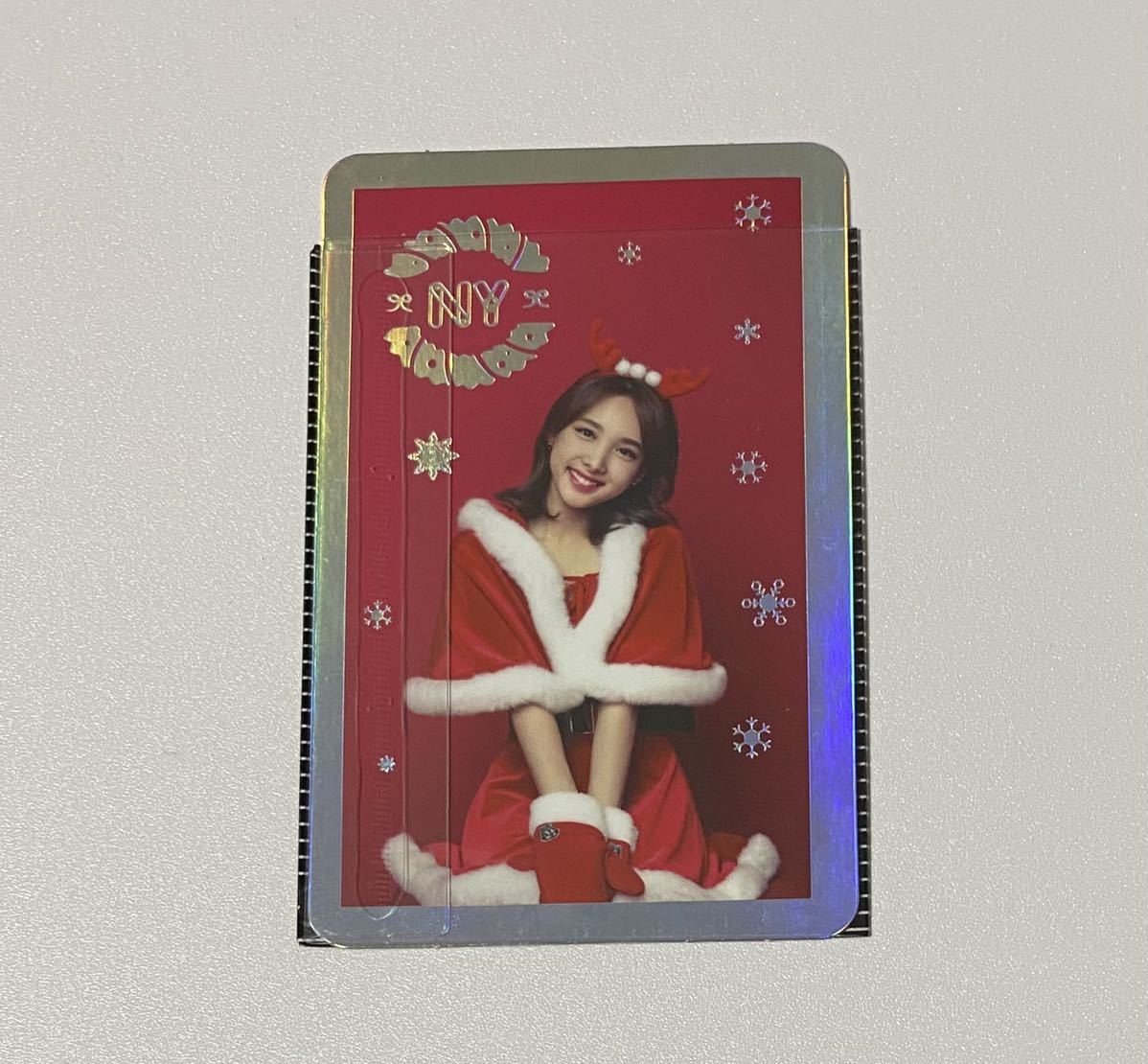 TWICEnayonTWICEcoaster : LANE1 Christmas Edition тент коллекционные карточки Рождество выпуск NAYEON Photocard