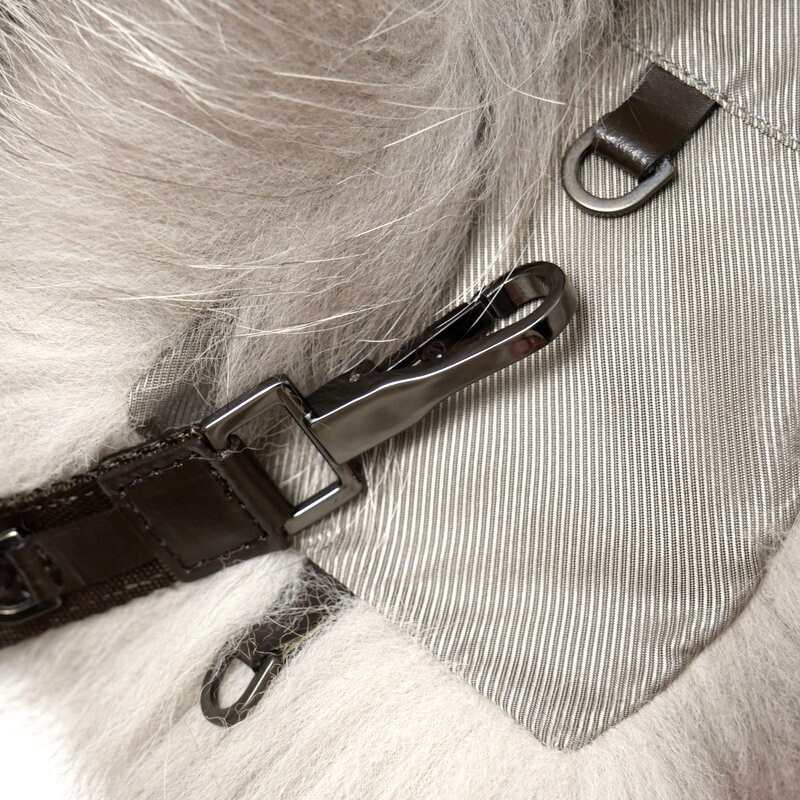 GR4641*イタリア製 S MaxMara エスマックスマーラ フォックスファー ティペット ストール マフラー ショール FOX ブラウン_画像6