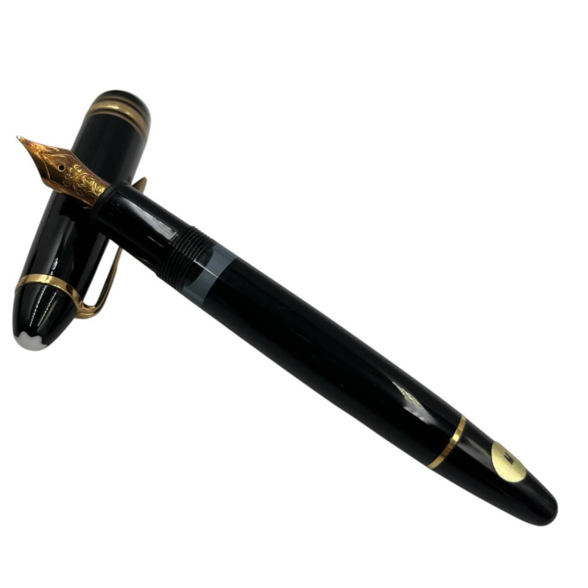 MONTBLANC モンブラン マイスターシュテック 万年筆 4810 M ペン先 14C 585 ブラック NO.146 筆記未確認