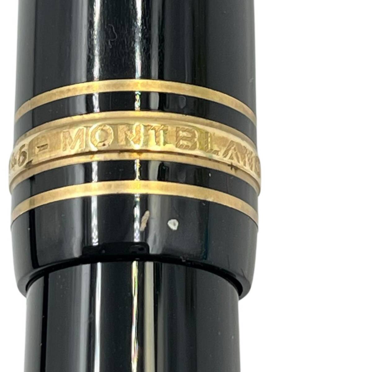 MONTBLANC モンブラン マイスターシュテック 万年筆 4810 M ペン先 14C 585 ブラック NO.146 筆記未確認