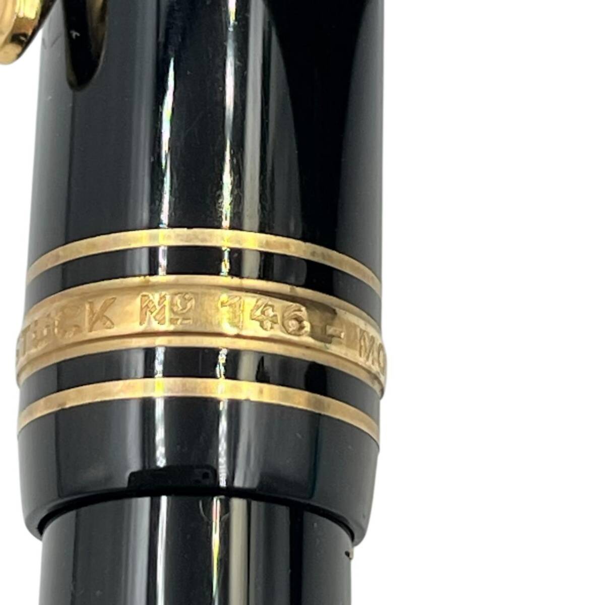 MONTBLANC モンブラン マイスターシュテック 万年筆 4810 M ペン先 14C 585 ブラック NO.146 筆記未確認