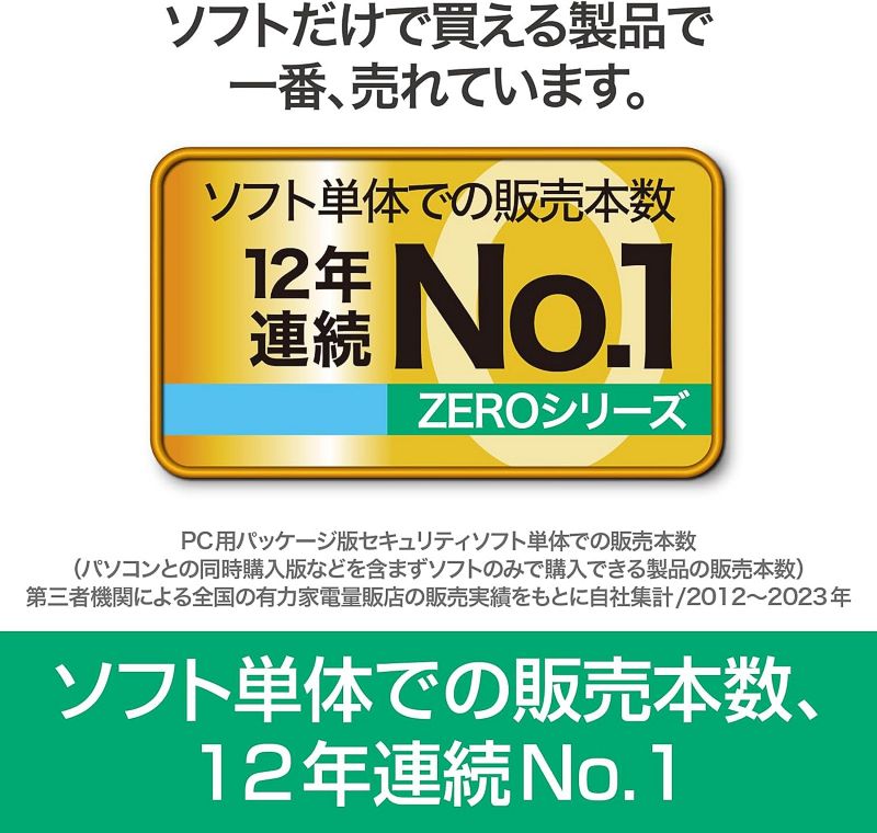 即納 ZERO スーパーセキュリティ 1台用 期限なし Windows専用版 (ダウンロード版) セキュリティソフト ウイルス対策 ソースネクスト 1台版_画像9