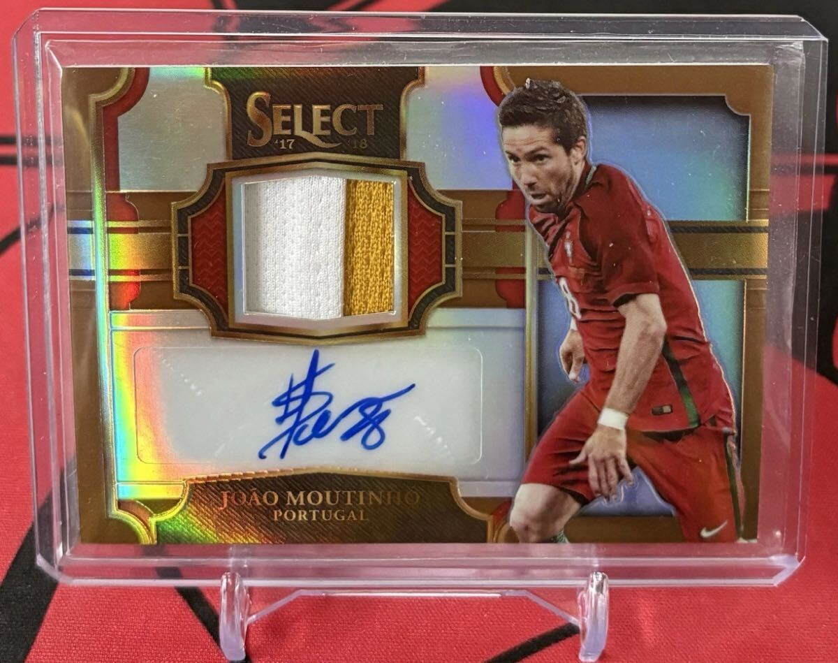 2017-18 Select Soccer JA-JMO Copper Prizm Joao Moutinho Autograph /49 Player Worn_画像1