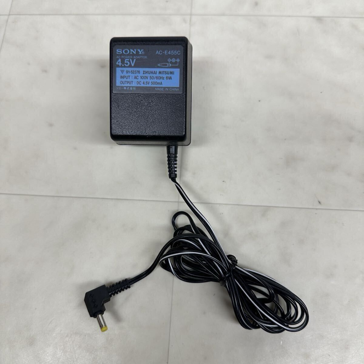 SONY AC-E455C 純正 ACアダプター ソニー 4.5V 500mA 動作未確認【管4609Y】_画像1