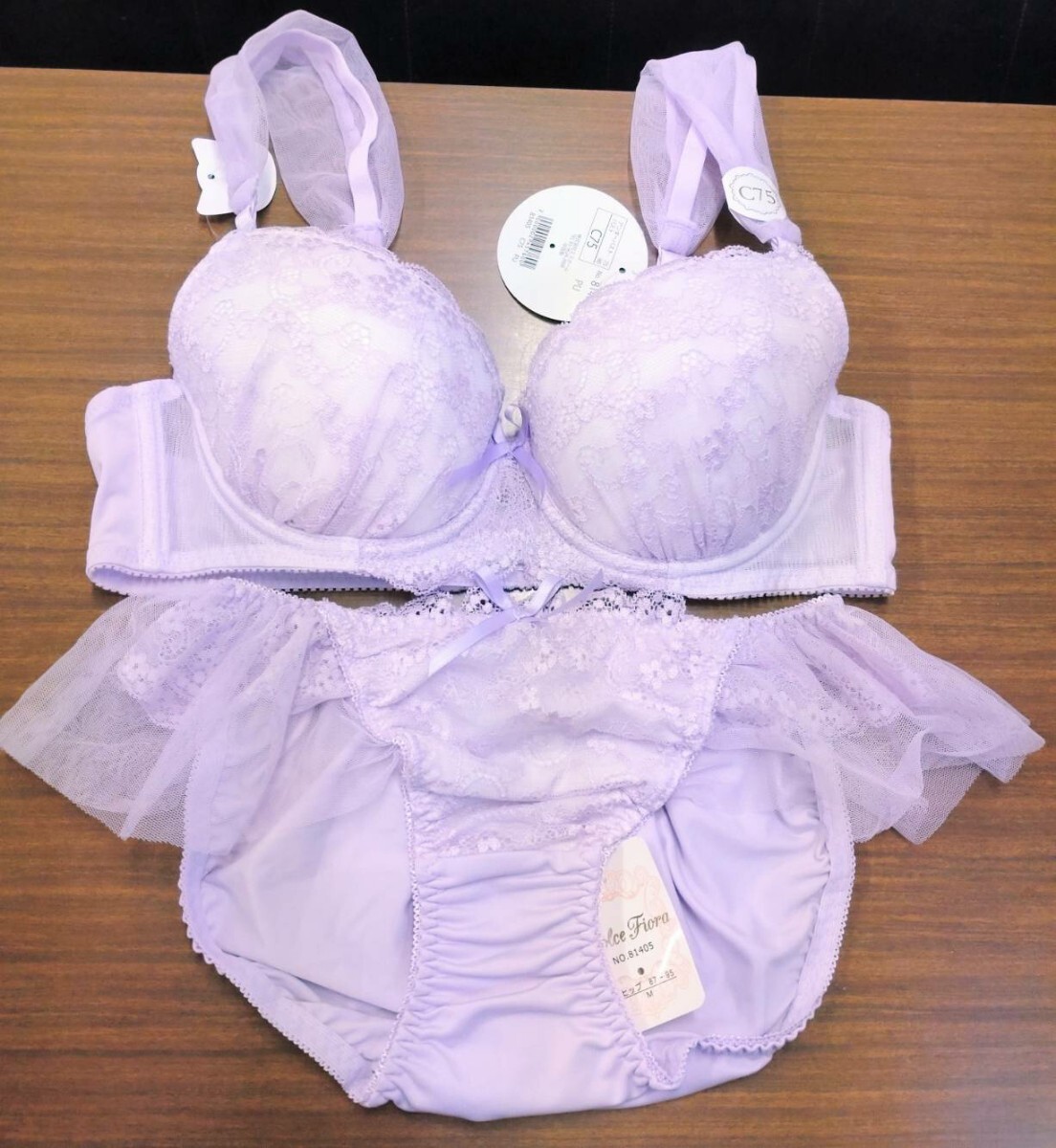 ブラジャーショーツ　C75 M ラベンダー_画像2