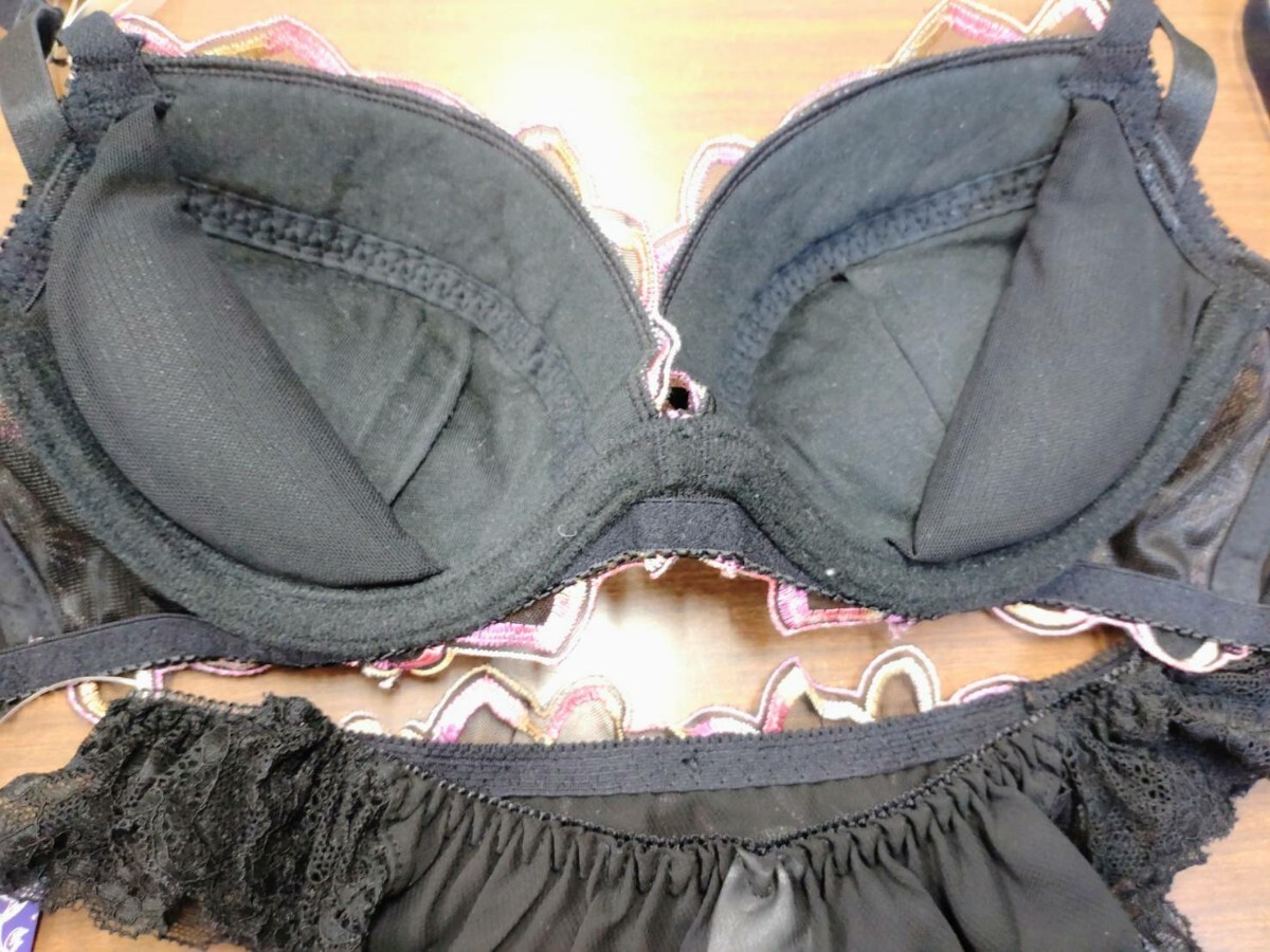 ブラジャーショーツ　C65 M ブラック_画像5