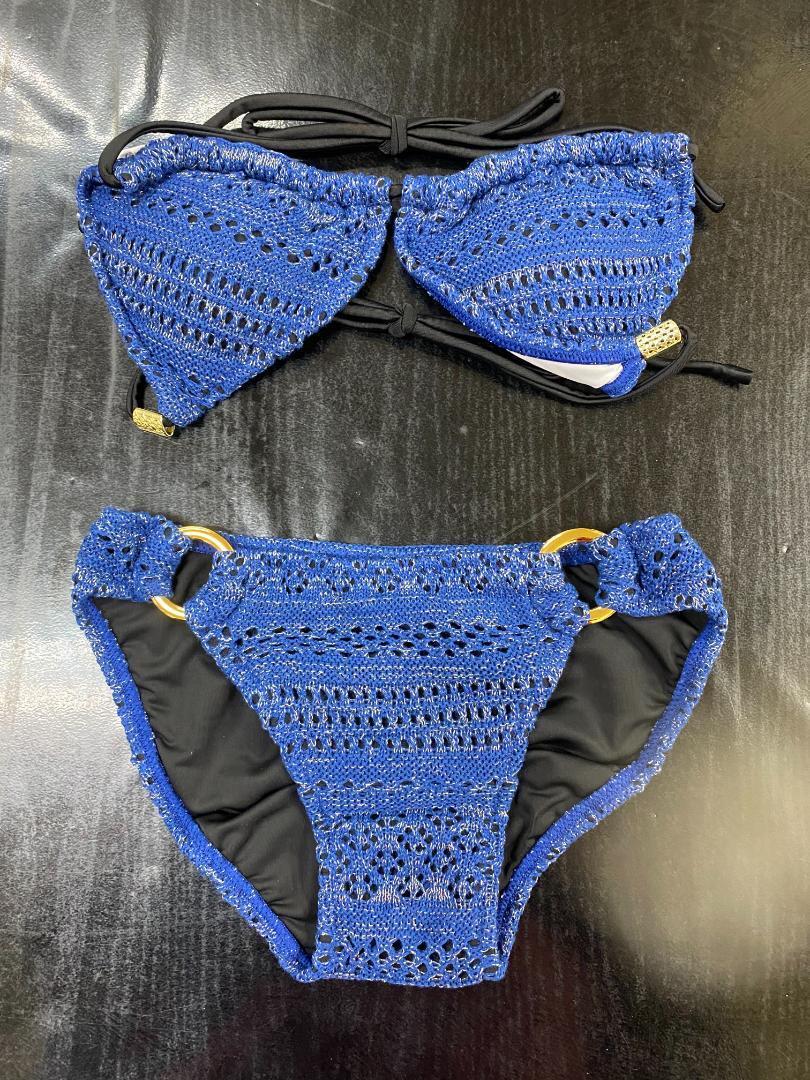 新品未使用　Vivica　水着　セパレート　　ビキニ　M　ブルー_画像1