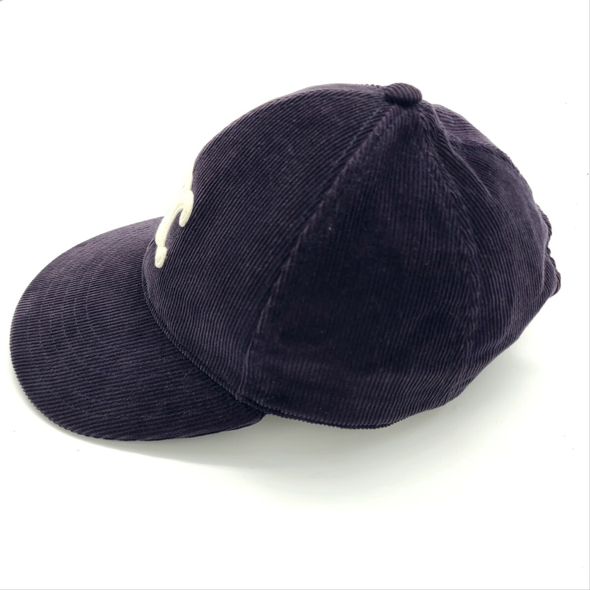 CELINE セリーヌ トリオンフ ベースボールキャップ ネイビー レディース_画像4