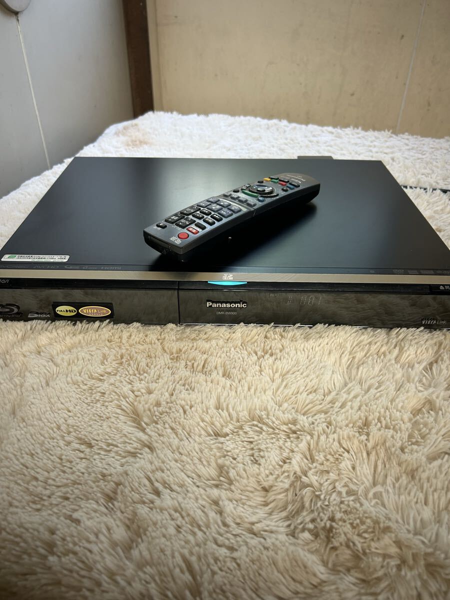 Panasonic パナソニック DMR-BW900 リモコン付 BDレコーダー 2008年製_画像1