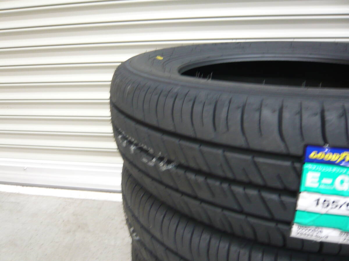 全国送料込☆新品グッドイヤーEG02☆155/65R14☆4本☆軽自動車N-BOXタントムーヴスペーシアワゴンRデイズデリカミニウェイクNワンNワゴン_画像3