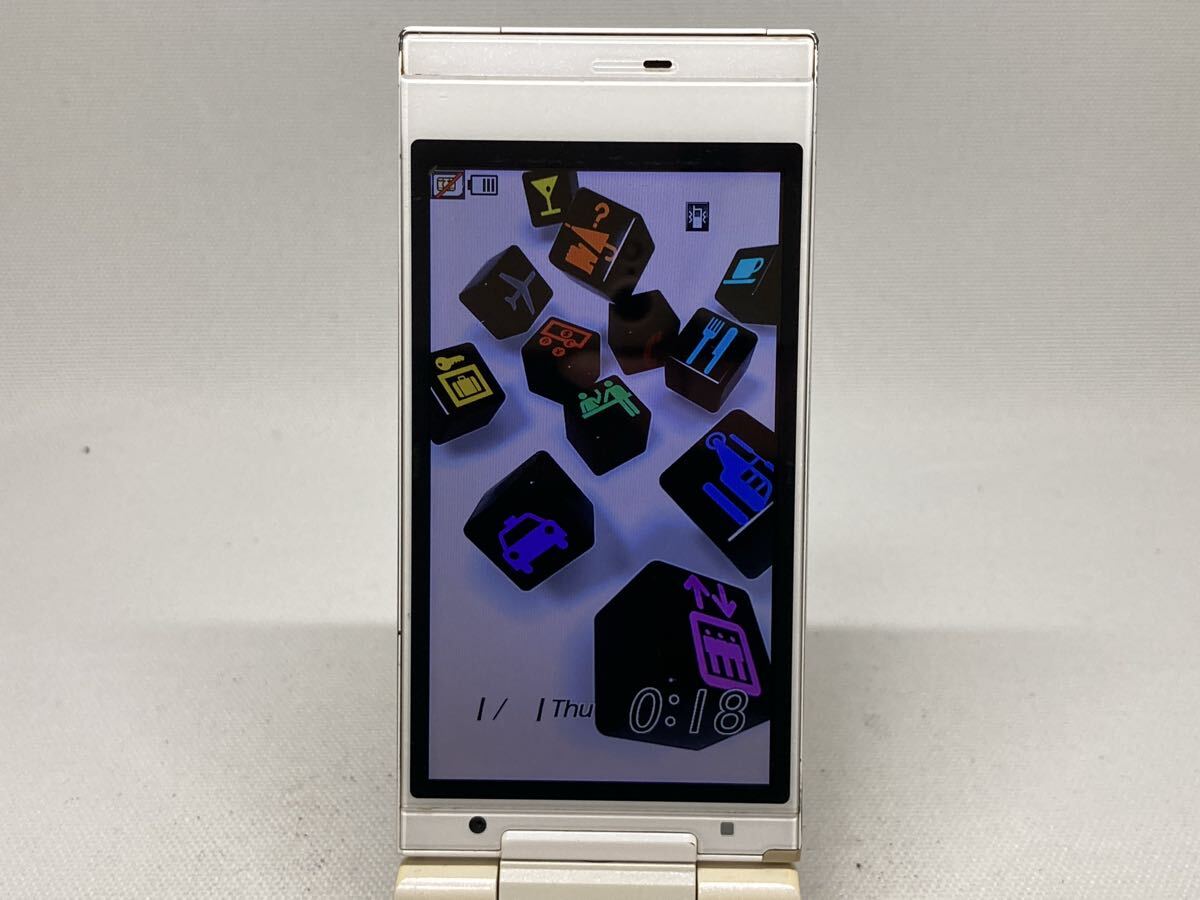 概ね美品 docomo ドコモ SH-01B SHARP シャープ AQUOS SHOT アクオスショット 携帯電話 ガラケー ブラック i199b525dd_画像3