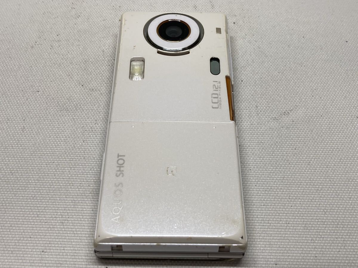 概ね美品 docomo ドコモ SH-01B SHARP シャープ AQUOS SHOT アクオスショット 携帯電話 ガラケー ブラック i199b525dd_画像8