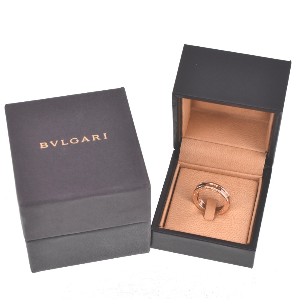  BVLGARY BVLGARI B-Zero1 кольцо размер 51/JP11 K18PG женский с коробкой S#139292