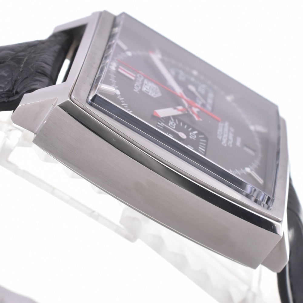 タグホイヤー TAG HEUER CAW211J.FC6476 モナコ クロノグラフ キャリバー12 自動巻き メンズ 良品 L#142920_画像4