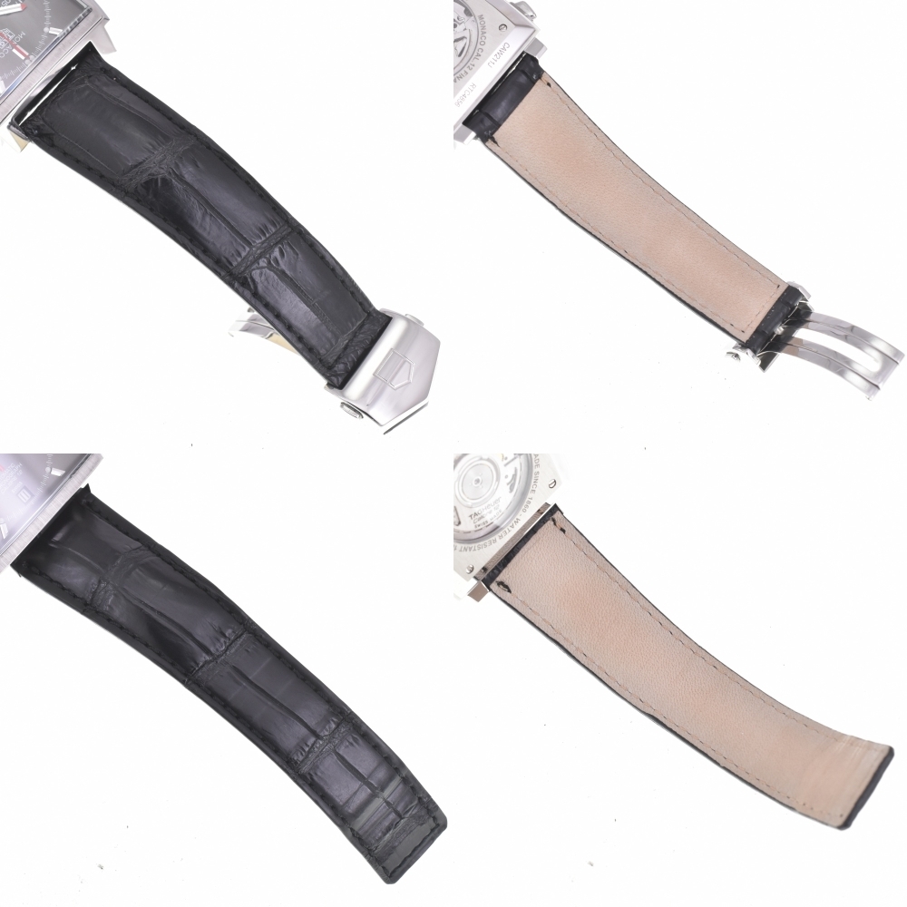 タグホイヤー TAG HEUER CAW211J.FC6476 モナコ クロノグラフ キャリバー12 自動巻き メンズ 良品 L#142920_画像8