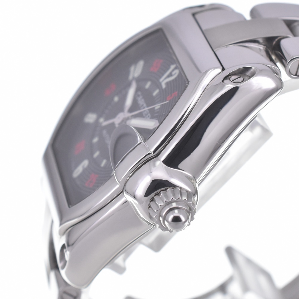 値下 カルティエ CARTIER W62002V3 ロードスターLM デイト 自動巻き メンズ 美品 O#140739_画像3