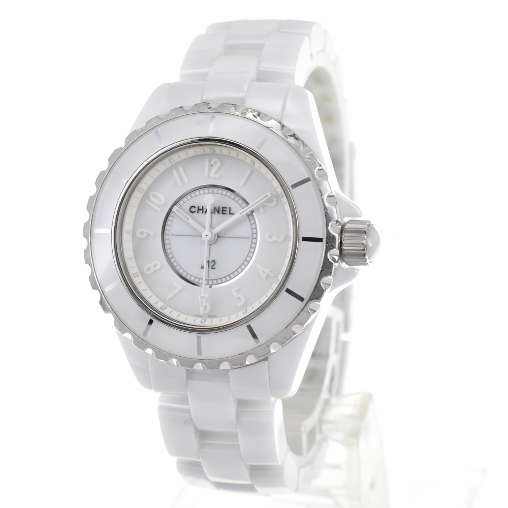 シャネル CHANEL H3442 J12 ホワイトファントム 世界限定2000本モデル クォーツ レディース O#143502_画像2