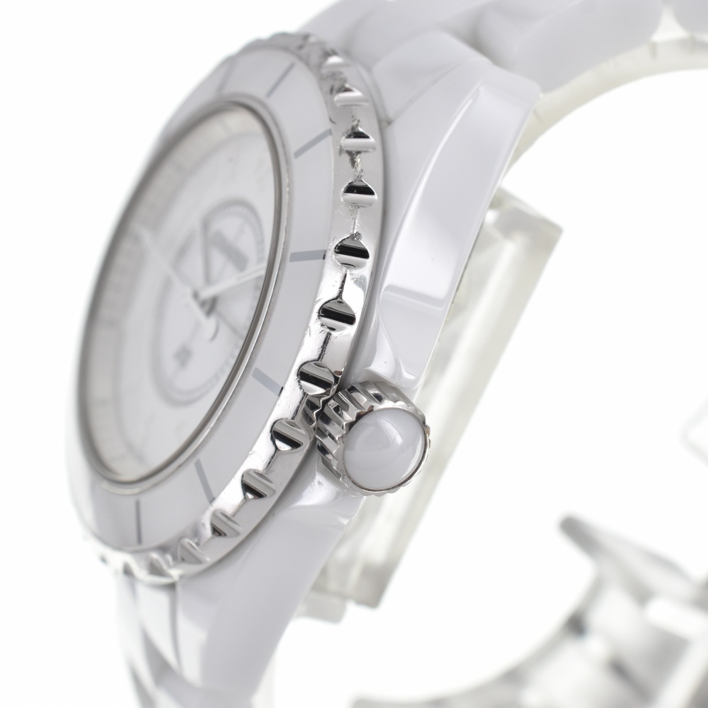 シャネル CHANEL H3442 J12 ホワイトファントム 世界限定2000本モデル クォーツ レディース O#143502_画像3