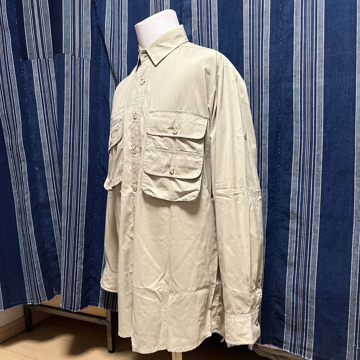 80s 90s orvis shirt 90年代 80年代 サファリsafari ハンティング hunting フィッシング fishing 木こり ロガー オービス _画像5