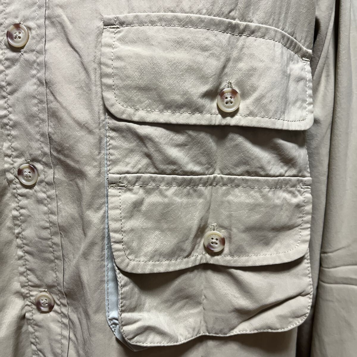 80s 90s orvis shirt 90年代 80年代 サファリsafari ハンティング hunting フィッシング fishing 木こり ロガー オービス _画像7