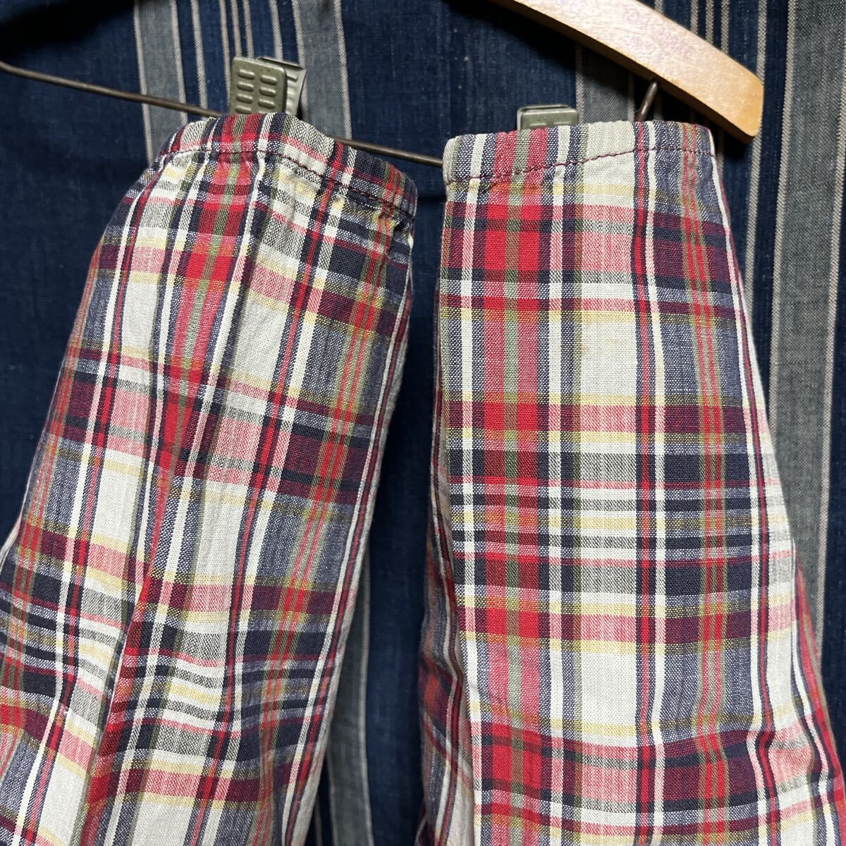 60s sportswear half zip parka 60年代 アノラック usa製 アメリカ製 pullover プルオーバー インド綿 インディアンマドラス チェック_画像10