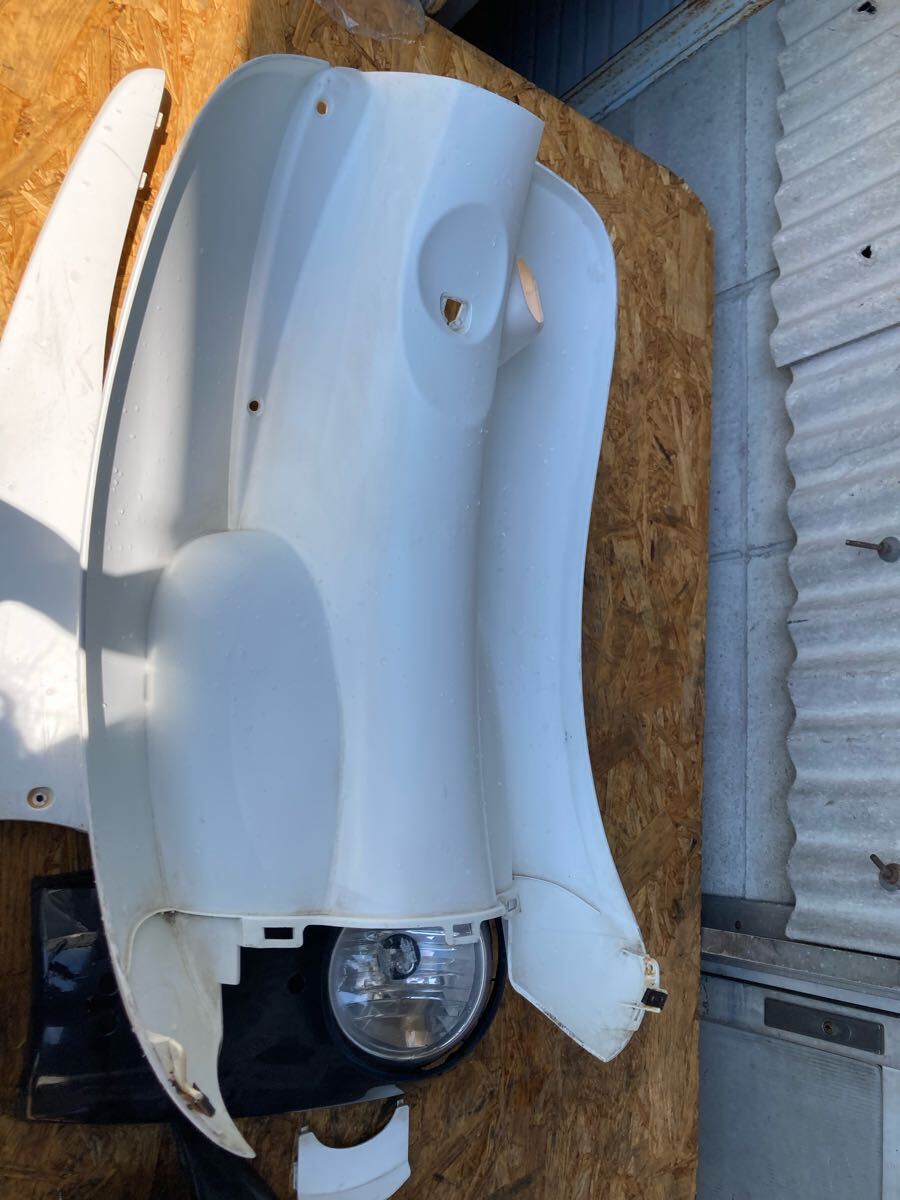 60067■ ホンダ クレアスクーピー AF55 (131番台〜) 外装 インナーレッグ フロント カウル サイド カバー モール フェンダー セット 下_画像7