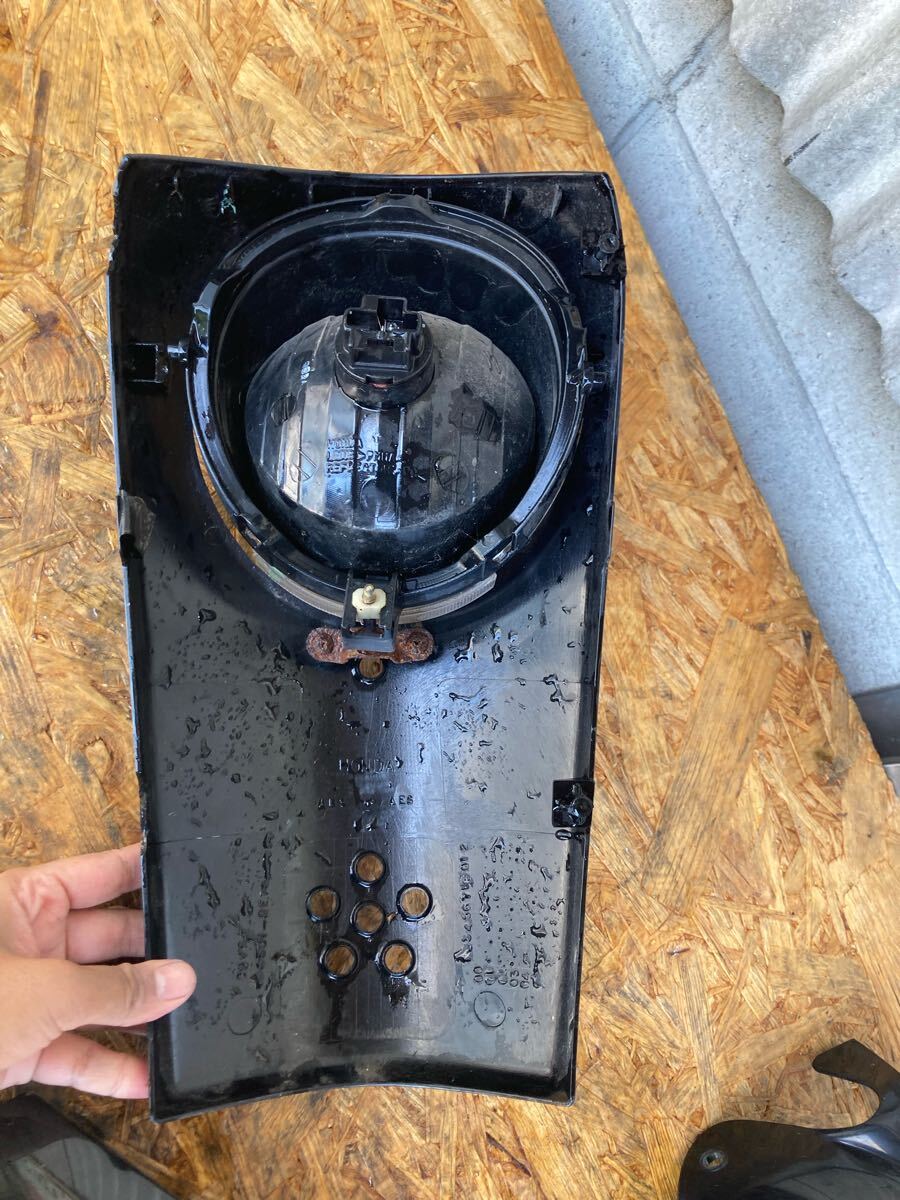 60067■ ホンダ クレアスクーピー AF55 (131番台〜) 外装 インナーレッグ フロント カウル サイド カバー モール フェンダー セット 下_画像9