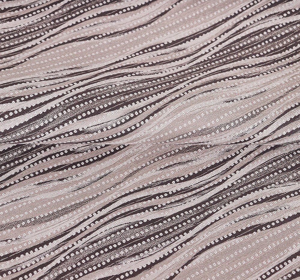 訪問着用 袋帯 正絹 紹 京鹿の子 グレー 緑 小豆色 鹿の子 斜め縞 波 Mサイズ F8354 未使用品 レディース セミフォーマル 送料無料_画像8