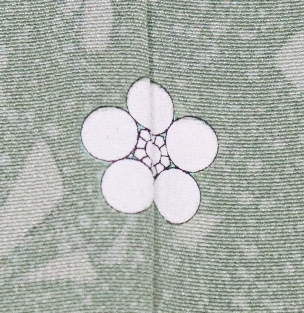 訪問着 袷 正絹 緑 薄緑 極薄緑 近江八景 Sサイズ ki31180 美品 レディース シルク ギフト フォーマル 30代 40代 50代 送料無料_画像10