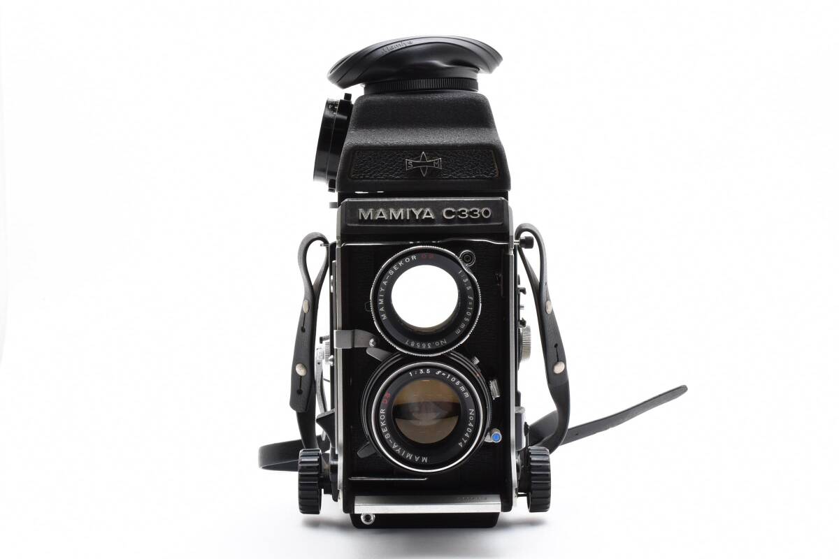 MAMIYA C330 Professionel f 1:3.5 f=105mm ブルードット #3324 _画像2