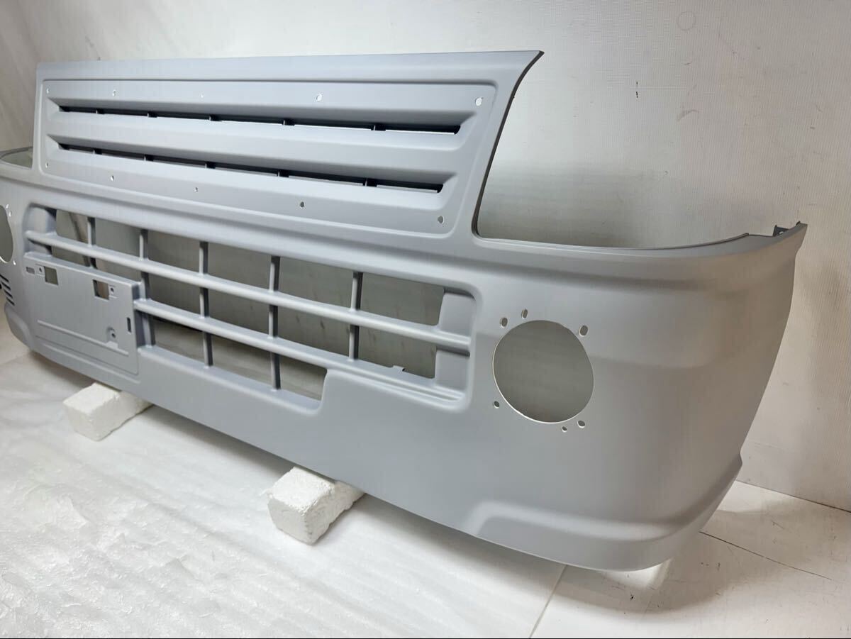 S-5058【新品未使用】キャリィ トラック フロントバンパー フォグ穴有 DA16T 71711-85T0 71711-85T10-799 素地 SUZUKI 純正 10.25@陰_画像3