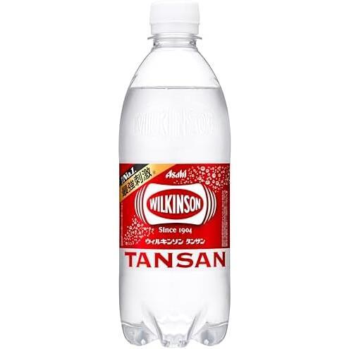 【1】24本 ウィルキンソン アサヒ飲料 タンサン 500ml×24本 [炭酸水]_画像1