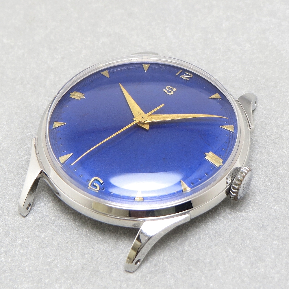 OH済　1950s　SEIKO　UNIQUE　セイコー　ユニーク　15石　機械式　手巻　腕時計　赤機械　アンティーク　チラネジ　JAPAN　MADE_画像4