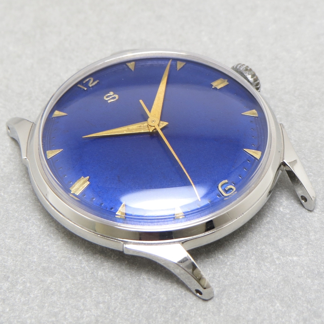 OH済　1950s　SEIKO　UNIQUE　セイコー　ユニーク　15石　機械式　手巻　腕時計　赤機械　アンティーク　チラネジ　JAPAN　MADE_画像10