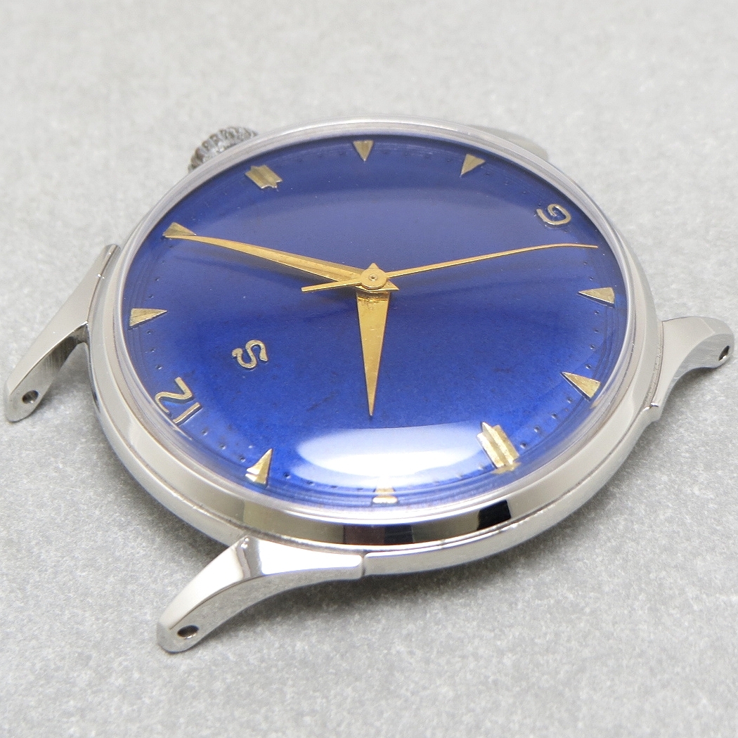 OH済　1950s　SEIKO　UNIQUE　セイコー　ユニーク　15石　機械式　手巻　腕時計　赤機械　アンティーク　チラネジ　JAPAN　MADE_画像9