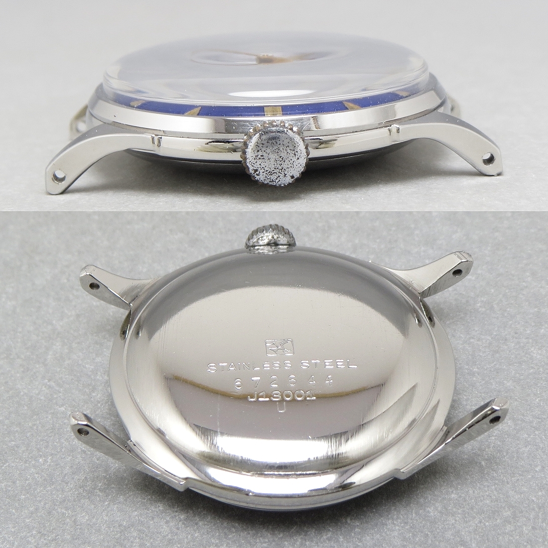 OH済　1950s　SEIKO　UNIQUE　セイコー　ユニーク　15石　機械式　手巻　腕時計　赤機械　アンティーク　チラネジ　JAPAN　MADE_画像5