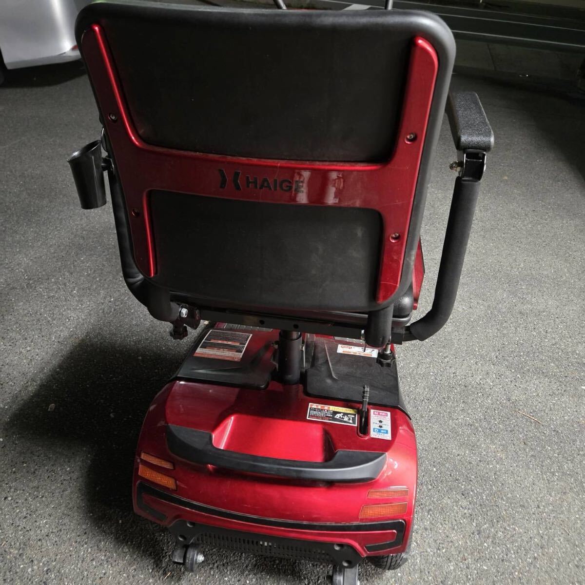【動作確認済み】HAIGE ハイガー産業 シニアカー HG-DWAC01S 電動カート ライト点灯 取扱説明書付き 中古 美品 埼玉県直接引取り_画像2