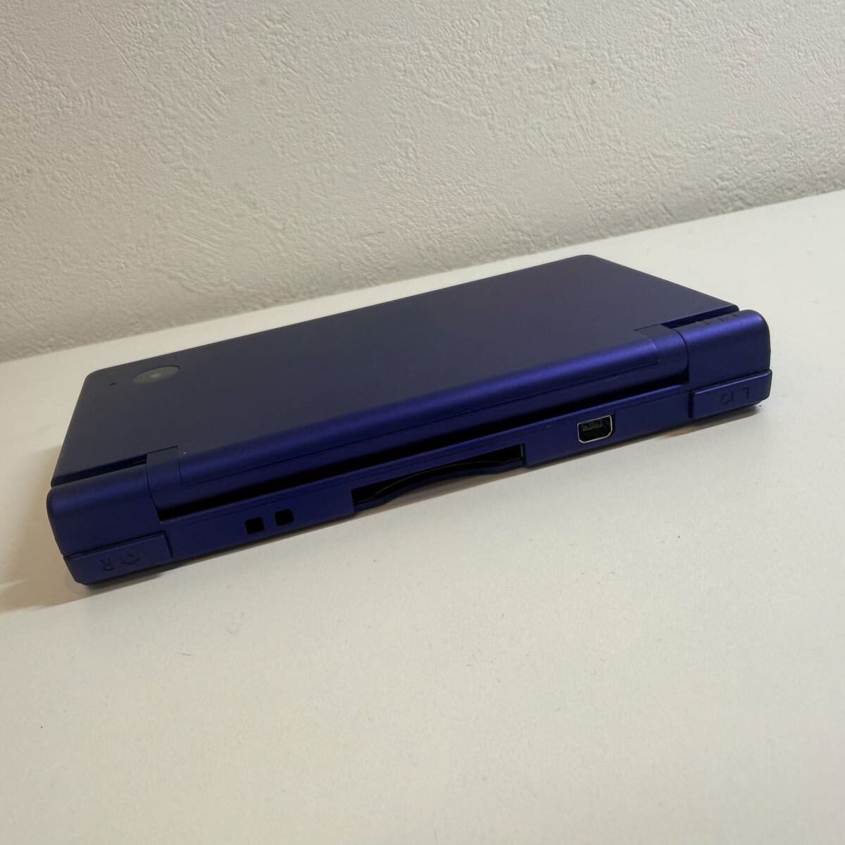 【美品】Nintendo DSi ネイビーブルー 本體 箱付き 取扱説明書?SDカード付 動作品 1円スタート　充電器なし