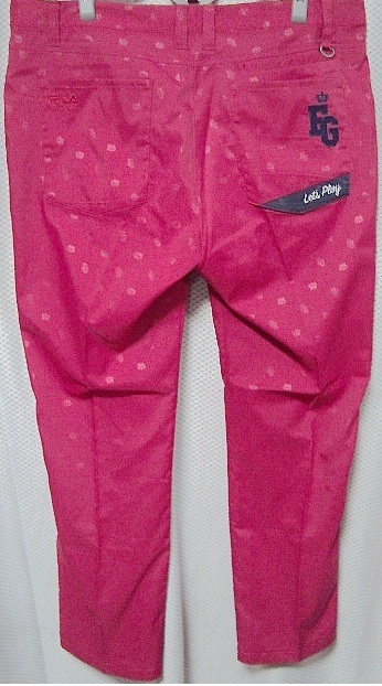 お買い得51A/約94-98㎝♪♪FILA ゴルフ ストレッチ パンツ Used _画像2