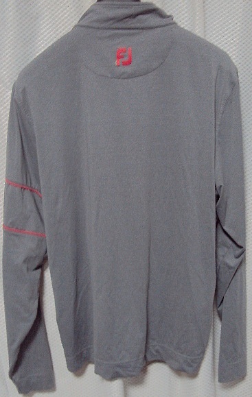 お買い得52A/XL♪♪フットジョイ ゴルフ 長袖ラウンドネックシャツ Used _画像2