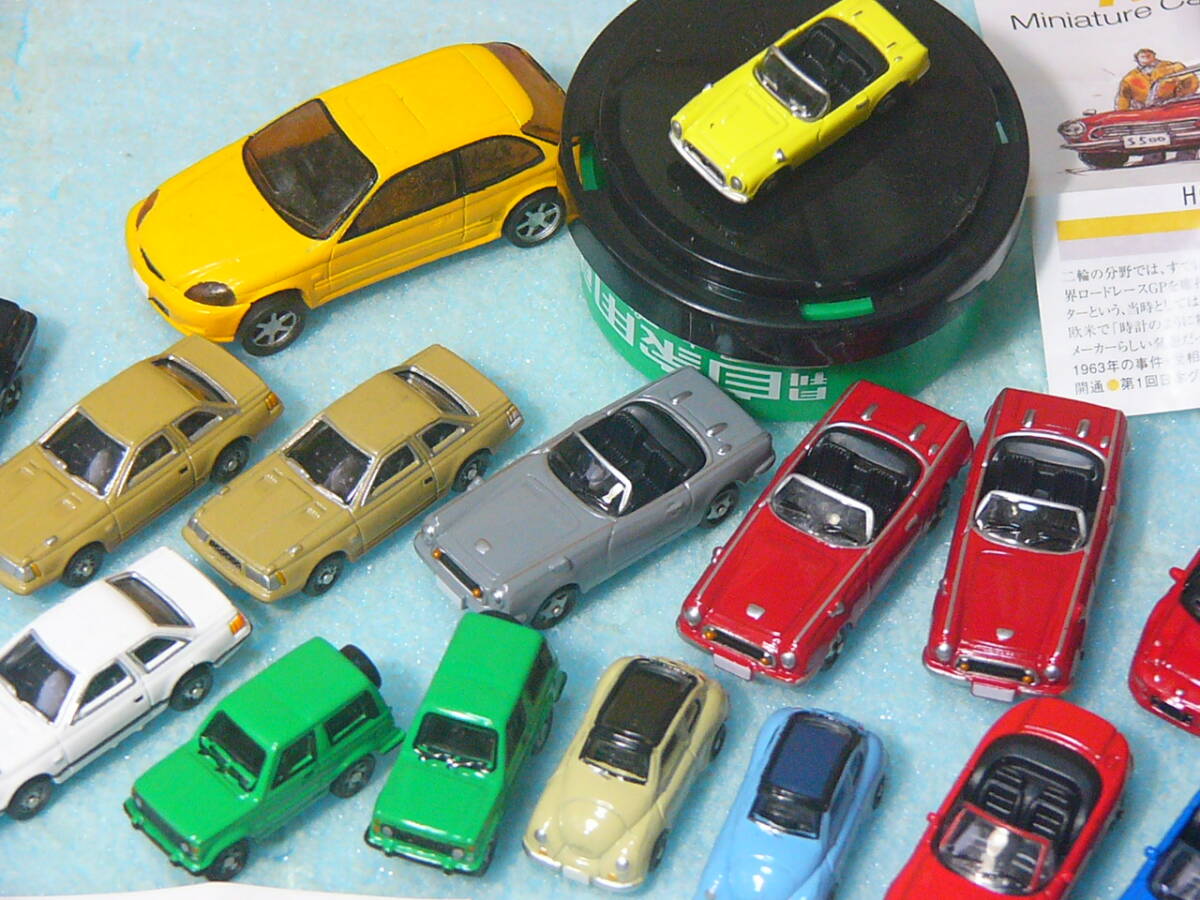未使用品 マイクロダイキャストモデル他 HONDA/EUNOS/TOYOTA/SUBARU/MITSUBISHI等 16台set (長期保存品) NAVI Miniature Car Collection 他_画像3