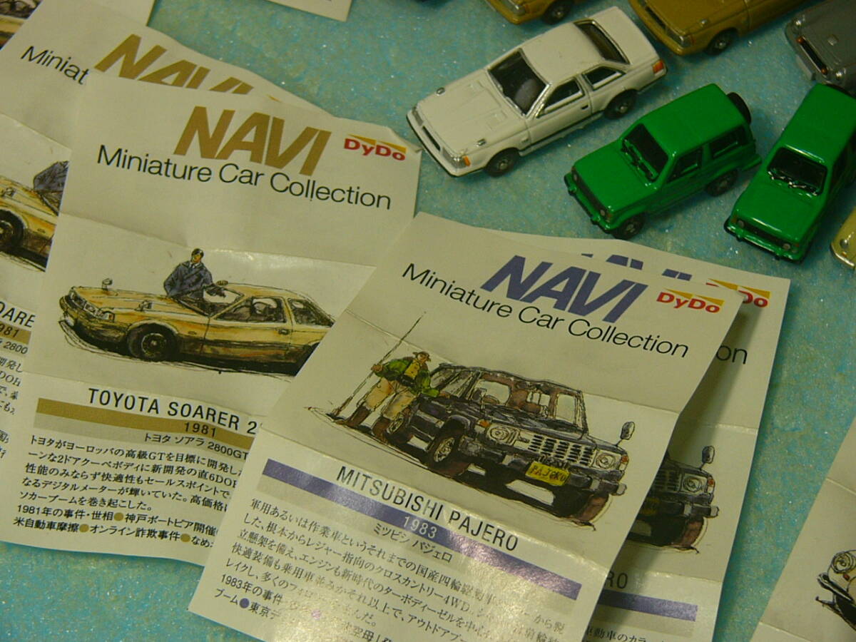 未使用品 マイクロダイキャストモデル他 HONDA/EUNOS/TOYOTA/SUBARU/MITSUBISHI等 16台set (長期保存品) NAVI Miniature Car Collection 他_画像7